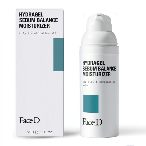 FaceD Hydragel Sebum Balance Moisturizer rasueritust tasakaalustav niisutaja 50ml - Image 2