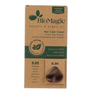 Biomagic Hair Color Cream kreemjas juuksevärv 8.00 natural Light Blonde 60ml