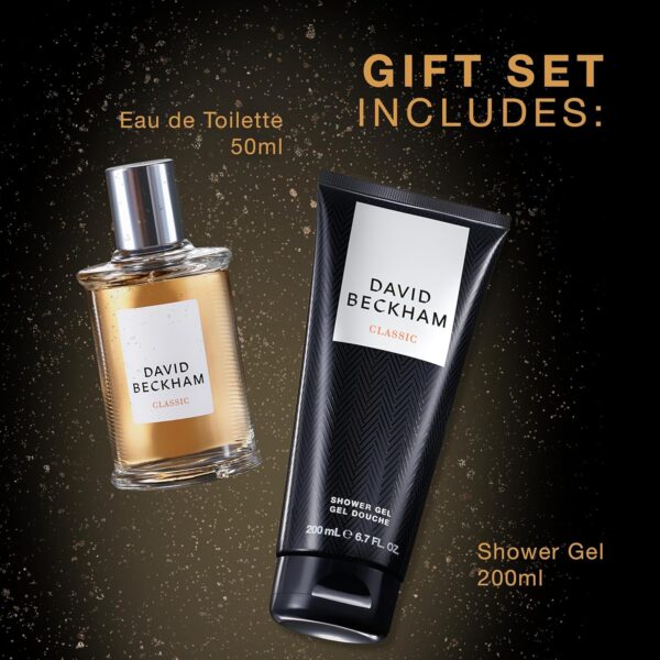 David Beckham Classic EdT 50ml + Dušigeel 200ml - Image 3