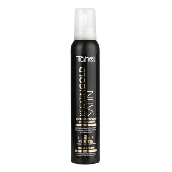 Tahe Keratin Gold Satin juuksevaht tugev 200ml