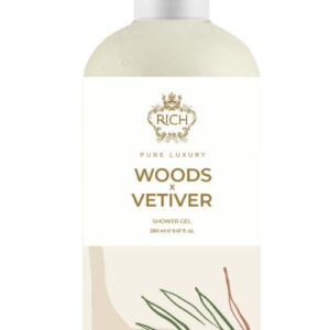 Rich Pure Luxury Shower Gel Woods & Vetiver mahedalt puiduse lõhnaga dušigeel 280ml