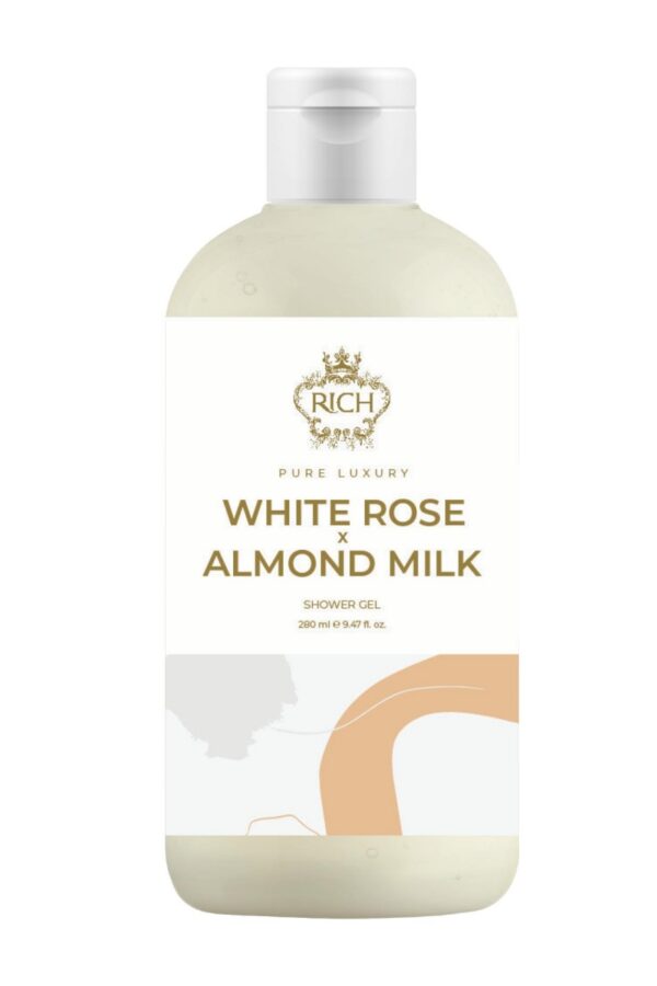 Rich Pure Luxury Shower Gel White Rose & Almond õrna lillelise lõhnaga dušigeel 280ml