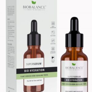 Bio Balance Bio Hydration Hemi-Squalane 100% niisutav seerum nahale ja juustele 30ml