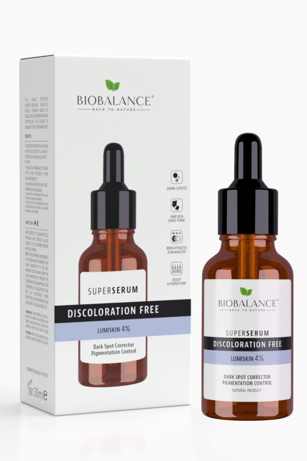Bio Balance Discoloration Free Lumiskin 4% seerum pigmendilaikude vastu 30ml