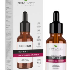 Bio Balance Pure Retinol 0,3% + Vitamin E 2% nahka uuendav ja pinguldav seerum 30ml