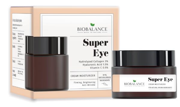 Bio Balance Super Eye pinguldav ja niisutav silmakreem hüaluroonhappe, kollageeni ja C-vitamiiniga 20ml