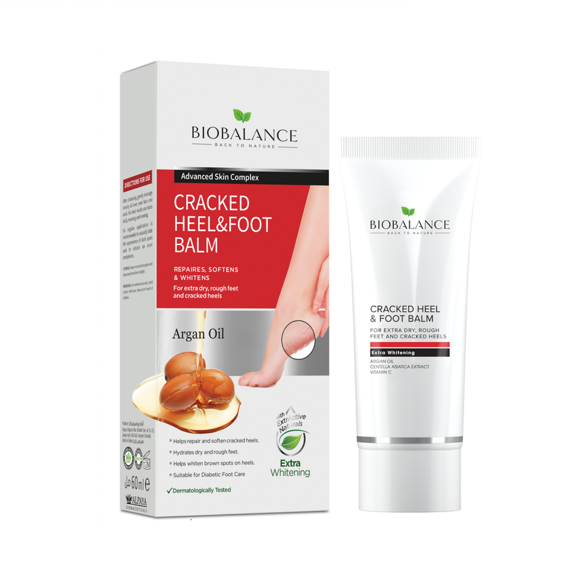 Bio Balance Argan Oil Cracked Heel & Foot Balm kreem lõhenenud kandadele 60ml