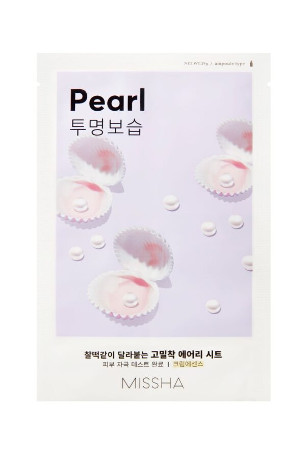 Missha Airy Fit Sheet Mask Pearl sära andev kangasmask 19g