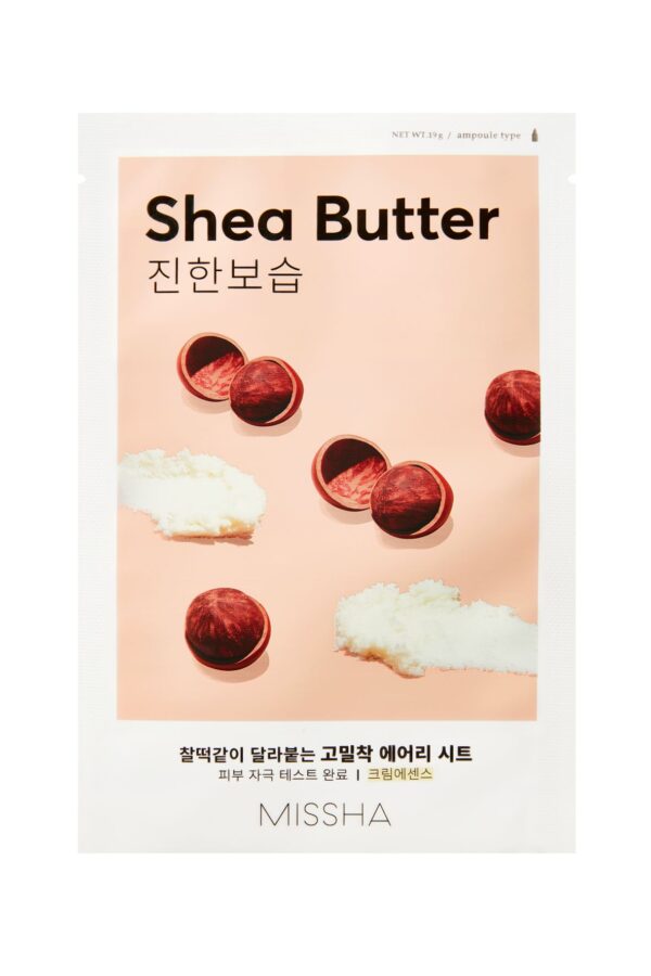 Missha Airy Fit Sheet Mask Shea Butter toitev kangasmask 19g