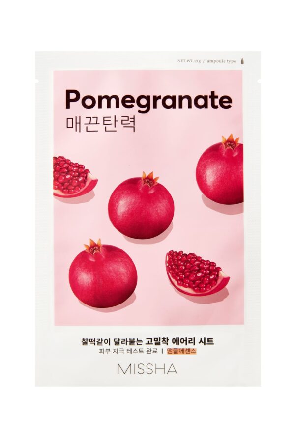 Missha Airy Fit Sheet Mask Pomegranate tugevdav kangasmask 19g