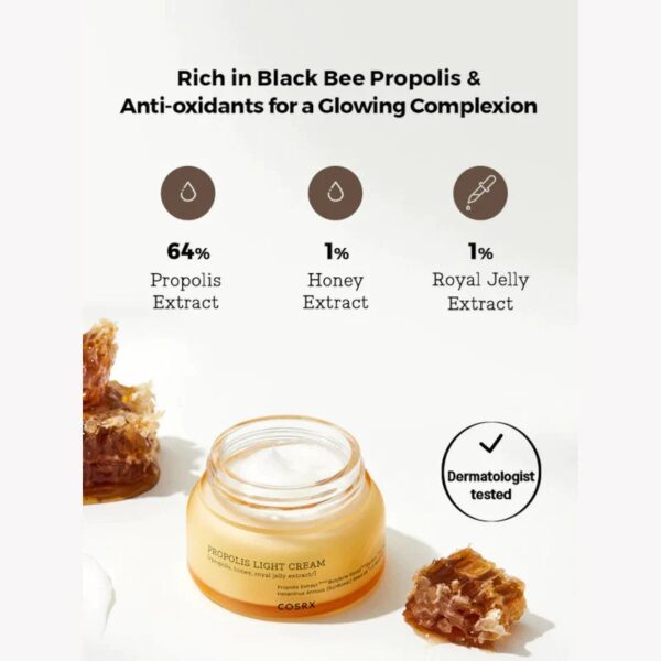 Cosrx Full Fit Propolis Light Cream niisutav ja rahustav näokreem  65ml - Image 5