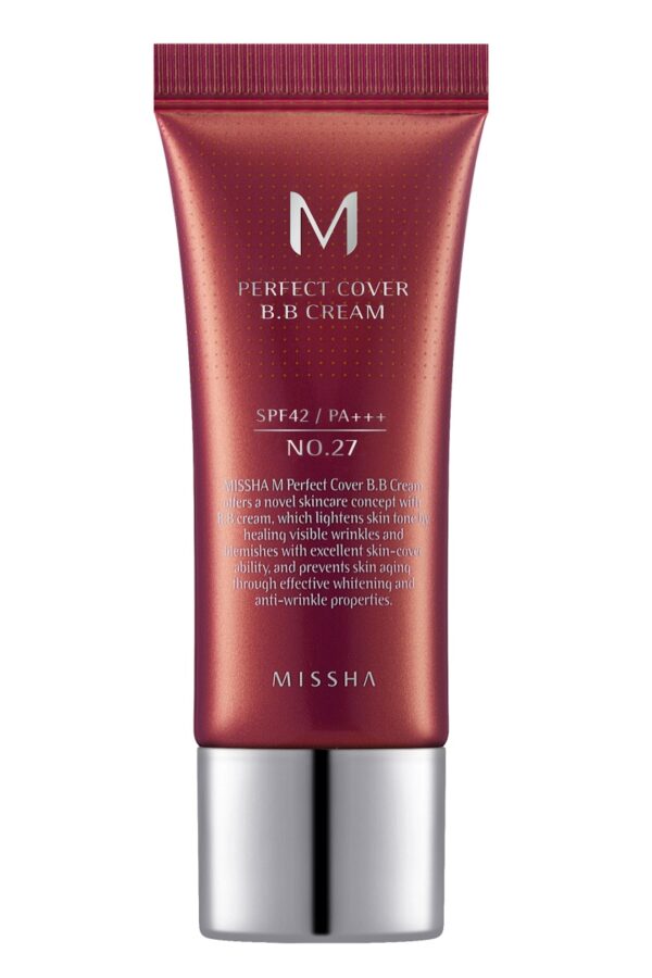 Missha M Perfect Cover BB kreem SPF42 PA+++No.27 Honey Beige 20ml