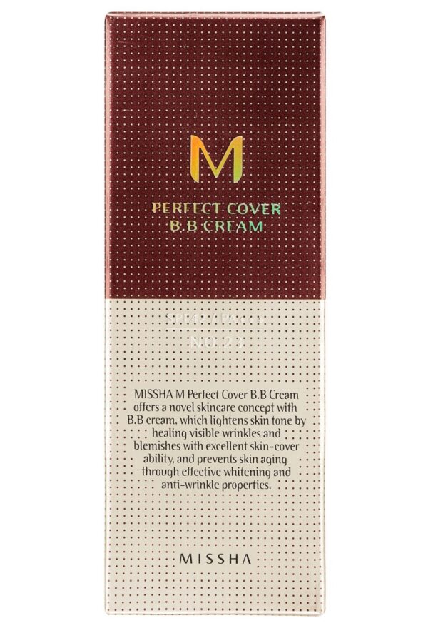Missha M Perfect Cover BB kreem SPF42 PA+++No.23 Natural Beige 20ml - Image 2