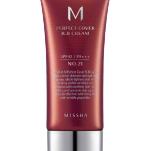 Missha M Perfect Cover BB kreem SPF42 PA+++No.21 Light Beige 20ml