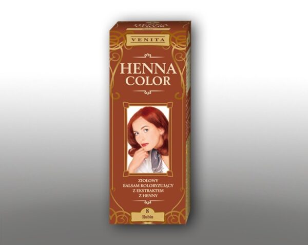 Venita tooniv palsam hennaga 8 "ruby"