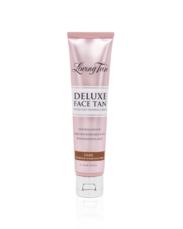 Loving Tan Deluxe Face Tan isepruunistav kreem näole dark 50ml