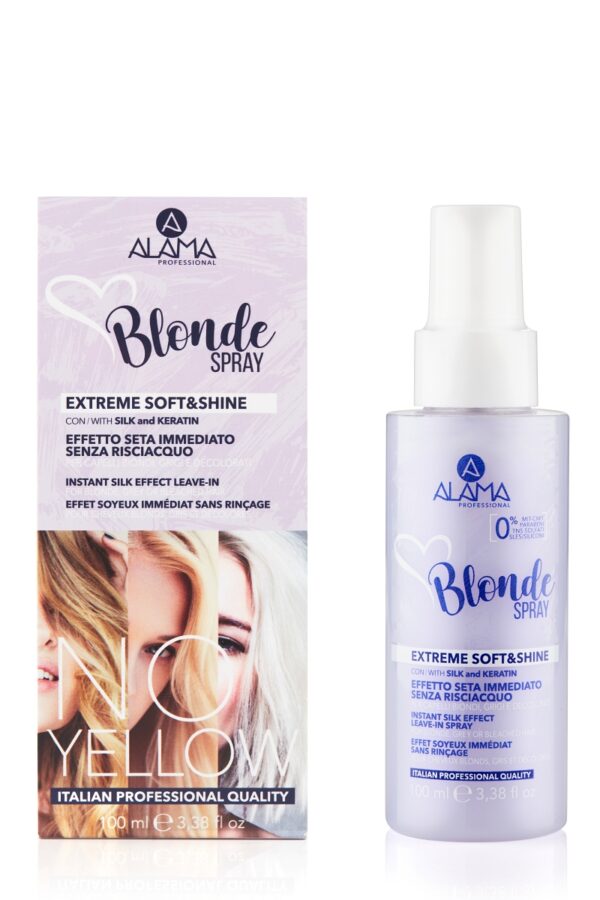 Alama No-Yellow  Violetset pigmenti sisaldav juuksesprei 100ml - Image 2