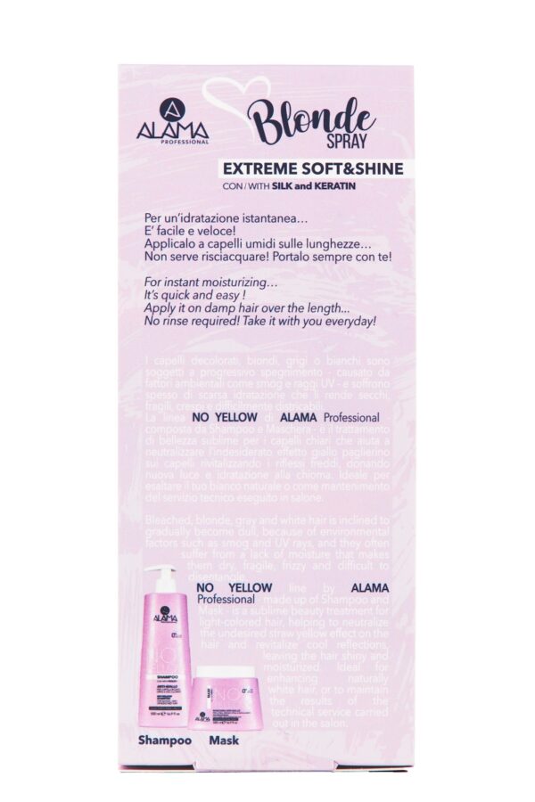 Alama No-Yellow  Violetset pigmenti sisaldav juuksesprei 100ml - Image 4