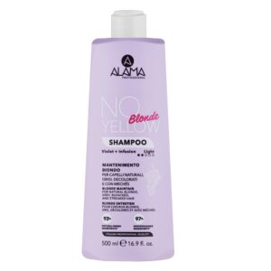 Alama No-Yellow  Violetset pigmenti sisaldav šampoon blondidele juustele 500ml