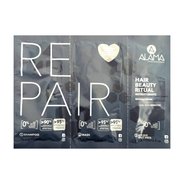 Alama Minipakk Repair Shampoo 12ml + Mask 12ml + Bye Bye  4ml Set Set