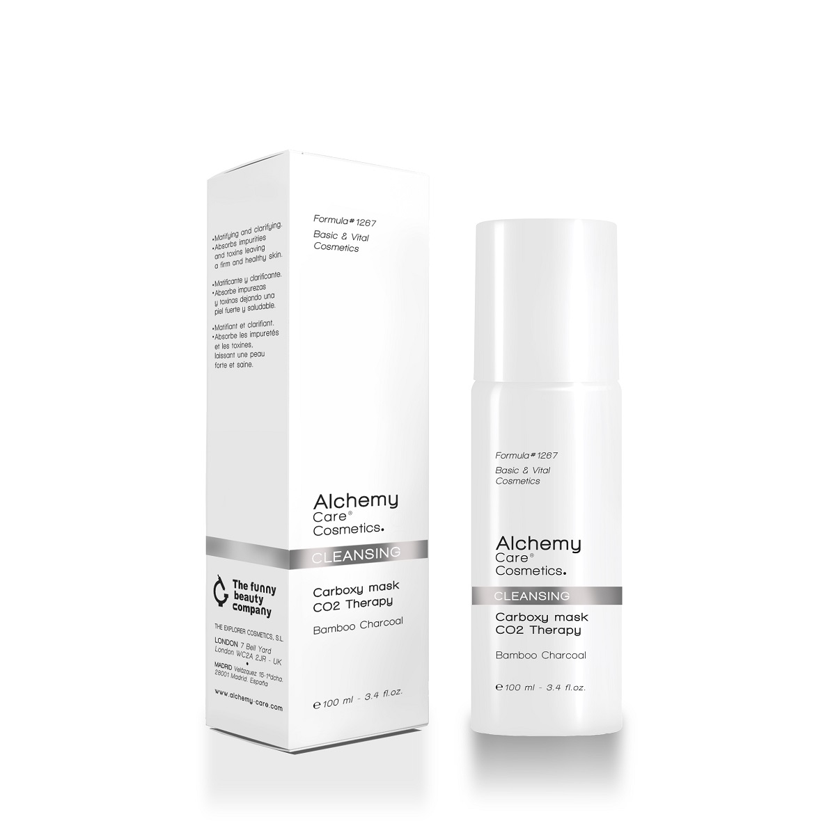 Alchemy Carboxy Mask CO2 Therapy Aktiivne puhastav näomask 100ml