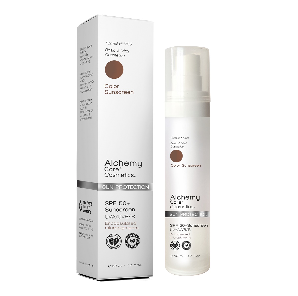 Alchemy Sun Protection SPF 50+ Color Suncreen kiiresti imenduv kreem 50ml