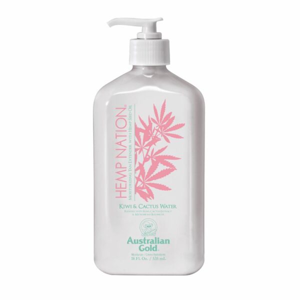 Australian Gold Hemp Nation Kiwi & Cactus Water Tan Extender 535ml