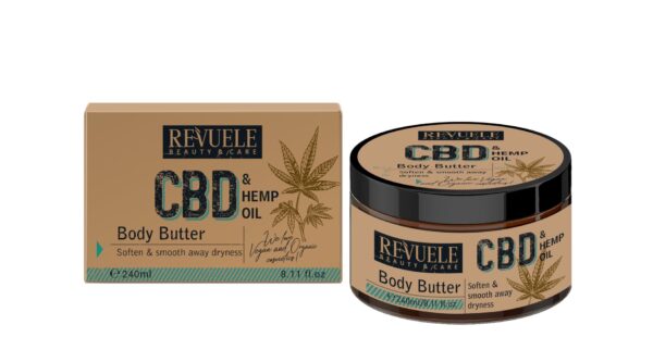 Revuele CBD kehakreem kanepiseemneõliga