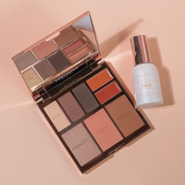 Profusion Facial Bronzing set Isepruunistavad tilgad näole + pintsel - Image 3