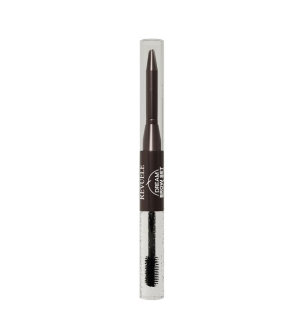 Revuele Dream Brow Set kulmupliiats ja geel-liim 02 True Brown