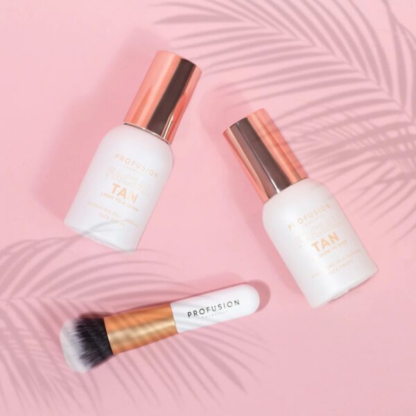 Profusion Facial Bronzing set Isepruunistavad tilgad näole + pintsel - Image 4