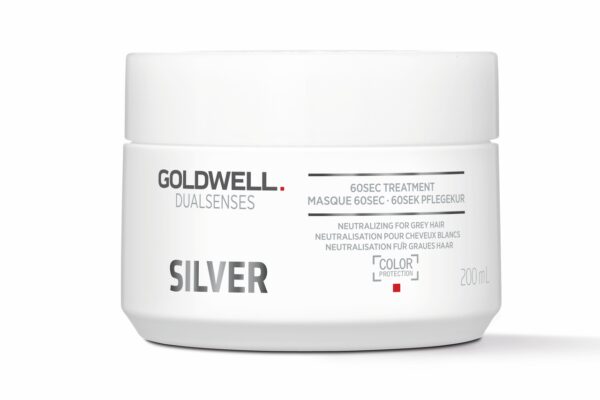 Goldwell Dualsenses Silver 60 sekundi intensiivmask hallidele ja blondidele toonidele 200ml
