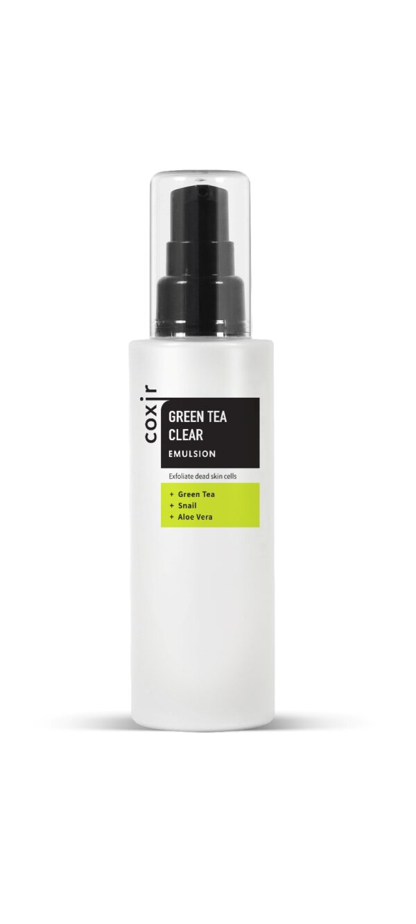 Coxir Green Tea BHA Clear Emulsion kerge niisutav ja rahustav emulsioon 100ml
