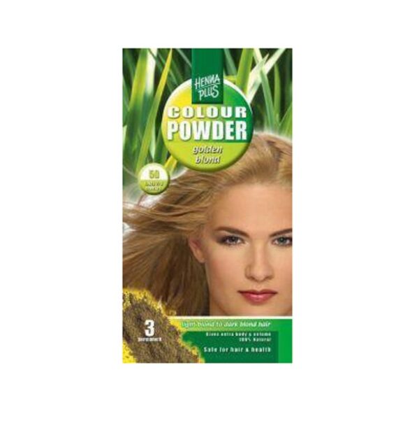 Henna Plus püsivärvipulber 50 kuldblond