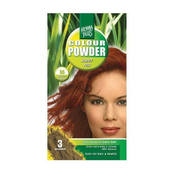 Henna Plus püsivärvipulber 55 superpunane