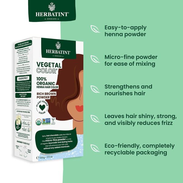 Herbatint Vegetal Juuksevärv Honey Blond Power Meeblond - Image 2