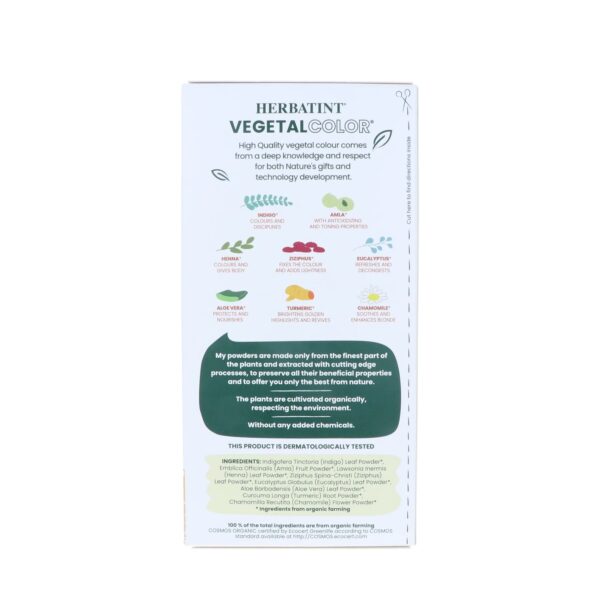 Herbatint Vegetal Juuksevärv Warm Chestnut Power Soe Kastanipruun - Image 3