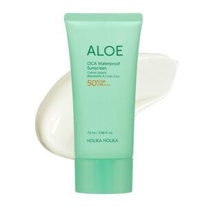 Holika Holika Aloe Cica Waterproof Sunscreen SPF50+ päikesekaitsekreem 70ml