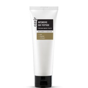 Coxir Intensive EGF Peptide Mask Pack pinguldav ja niisutav öömask kollageeni ja peptiididega 80ml