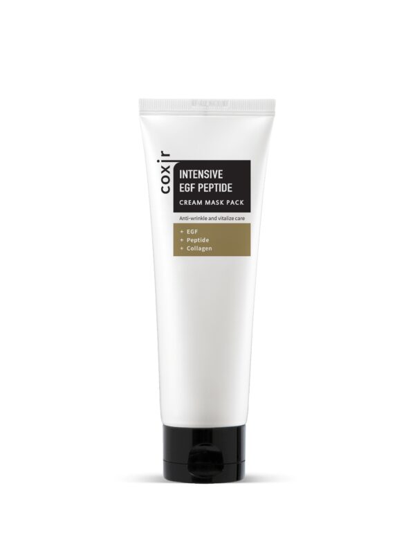 Coxir Intensive EGF Peptide Mask Pack pinguldav ja niisutav öömask kollageeni ja peptiididega 80ml