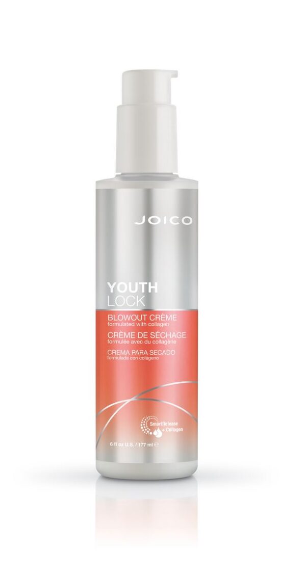 Joico Youth Lock Blowout Creme Kollageeniga rikastatud kuumakaitsekreem 177ml