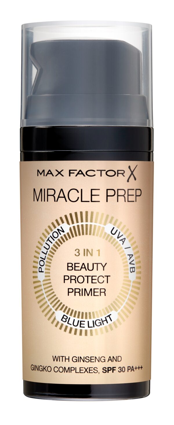 Max Factor Meigialuskreem Miracle Prep 3in1 Beauty Protect Primer