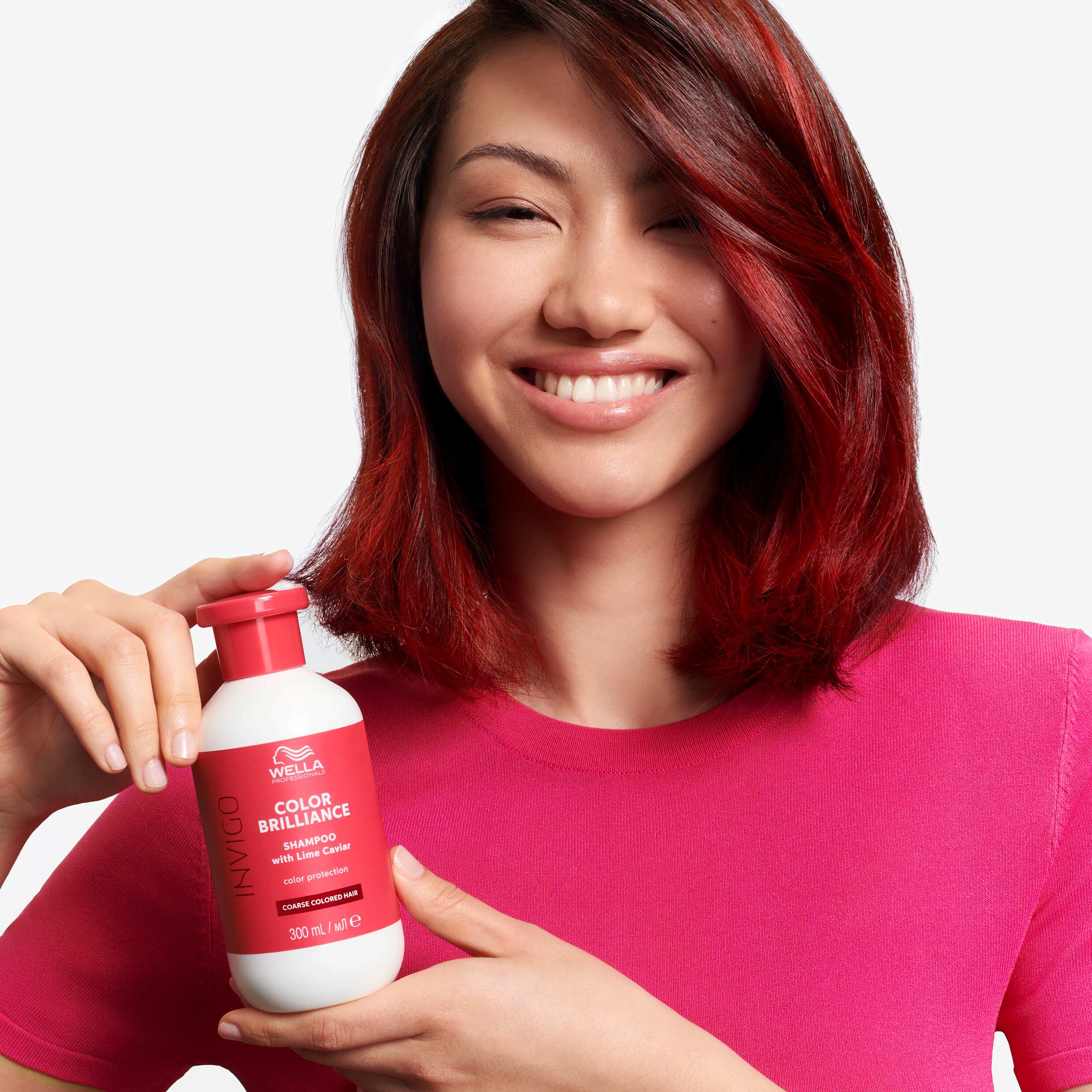 Wella Professionals Invigo Brilliance Color Protection Shampoo Coarse Värvi Kaitsev Šampoon (Paksud Juuksed)  300ml - Image 2