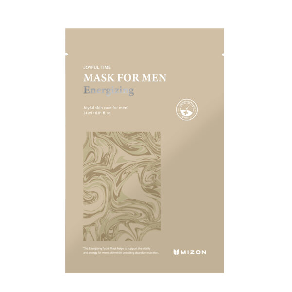 Mizon Joyful Time Mask for Men energiat andev ja niisutav kangasmask meestele 24ml