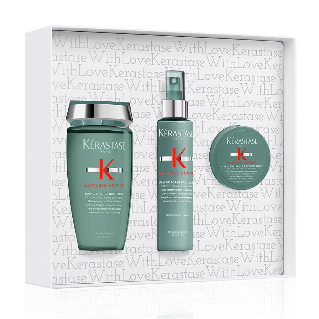 Kérastase Genesis Men juuste väljalangemise vastane komplekt meestele.