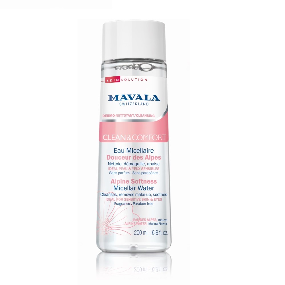 Mavala Clean & Comfort Alpine Softness Micellar Water mitsellaarvesi 200ml
