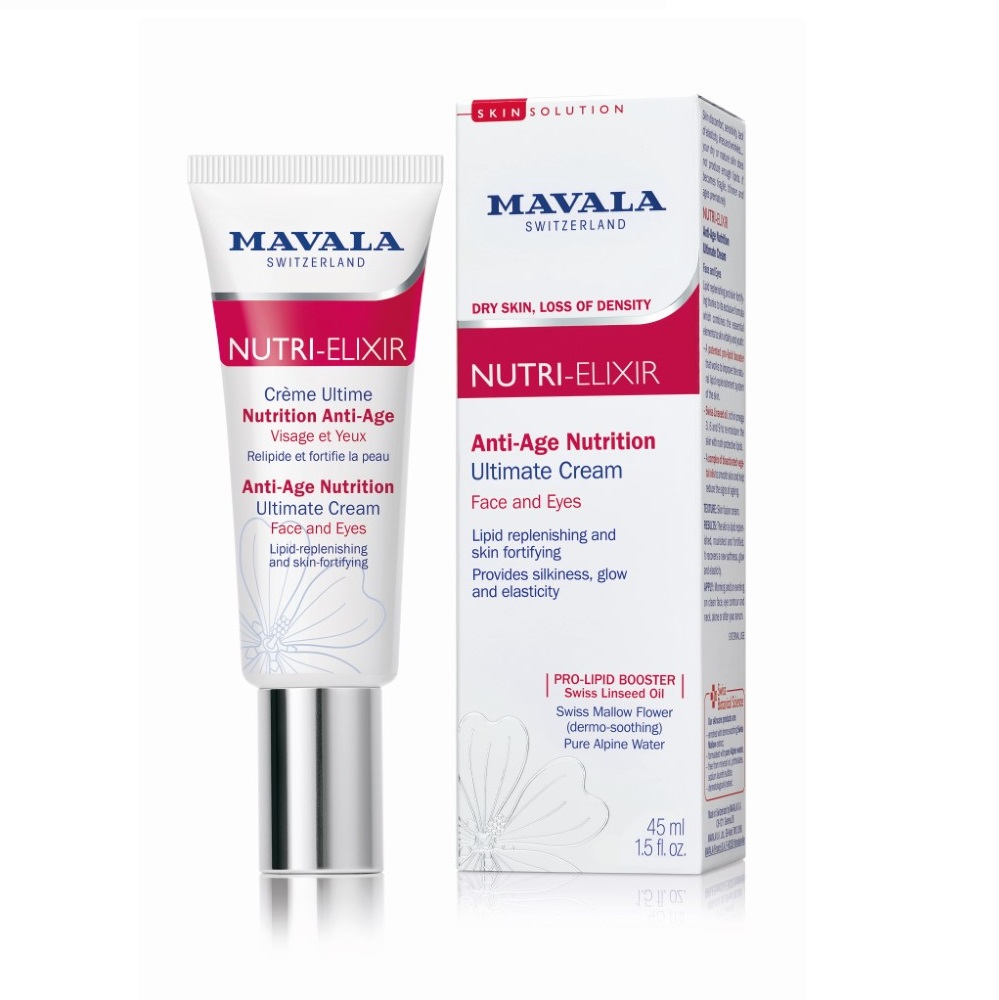 Mavala Nutri Elixir Anti-Age Ultimate Cream Face and Eyes toitev päevakreem näole ja silmaümbrusele 45ml