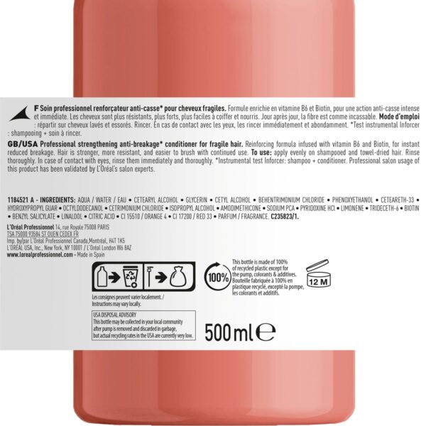 L´Oreal Professionnel Inforcer tugevdav palsam 500ml - Image 3