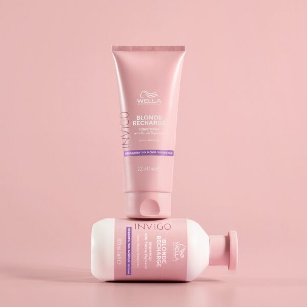 Wella Professionals Invigo Blonde Recharge Cool Neutralizing Shampoo Jahedat Blondi Värskendav Šampoon 300ml - Image 3