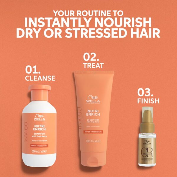 Wella Professionals Invigo Nutri Enrich Deep Nourishing Shampoo Sügavtoitev Šampoon 300ml - Image 4